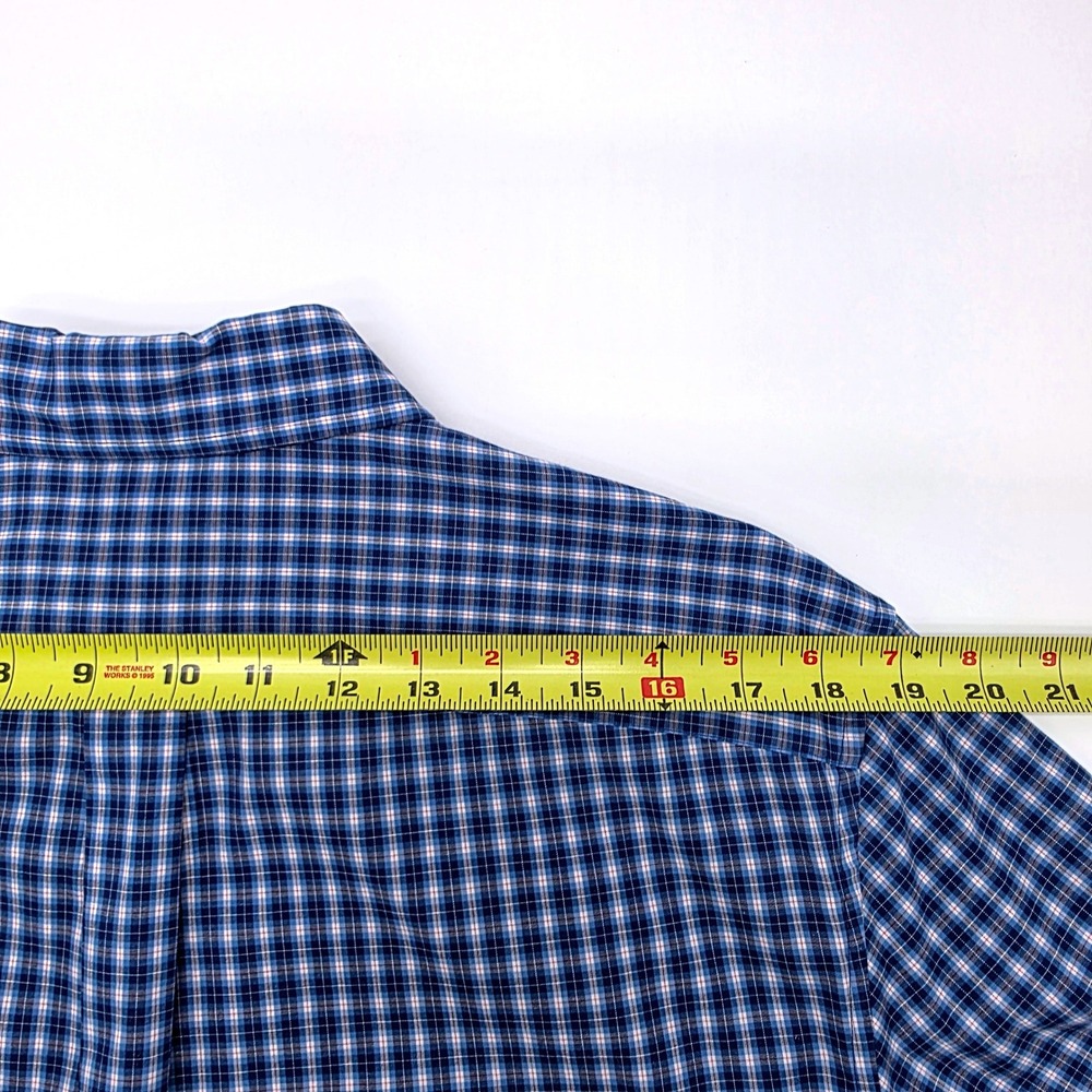 Vineyard Vines by Shep & Ian Classic Fit Tucker Blue White Check Shirt‎ Size M - Picture 7 of 10